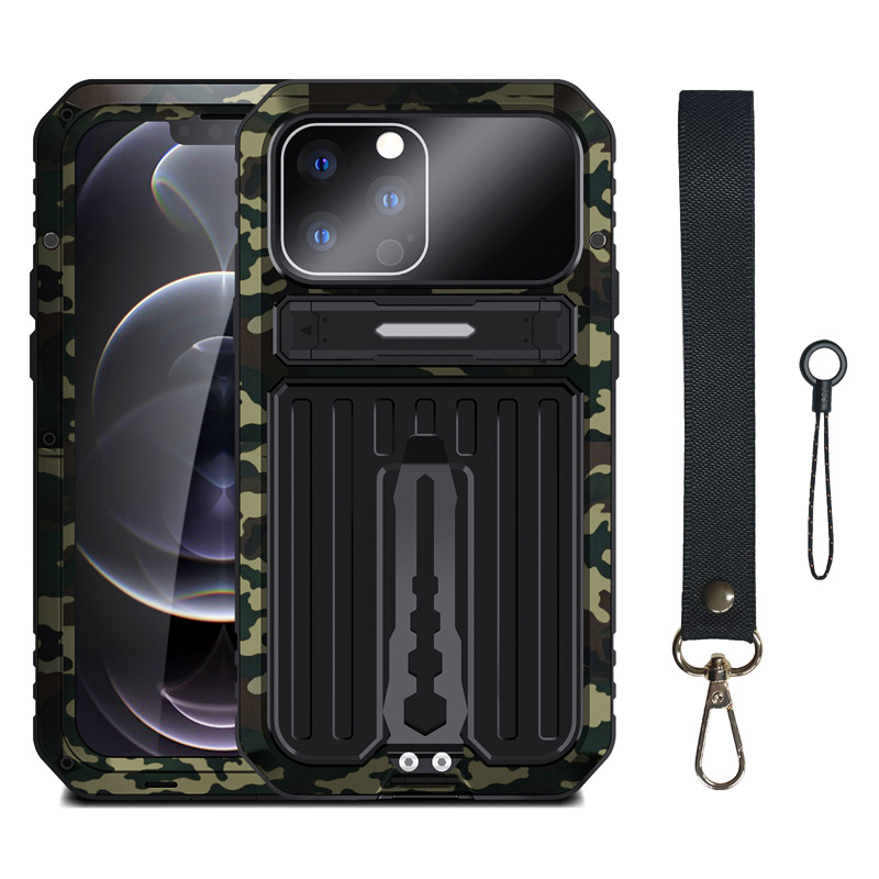 Armor Three-proof Full Metal Phone Case